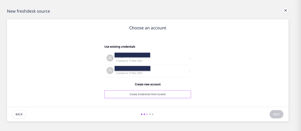 Create Credentials from Scratch