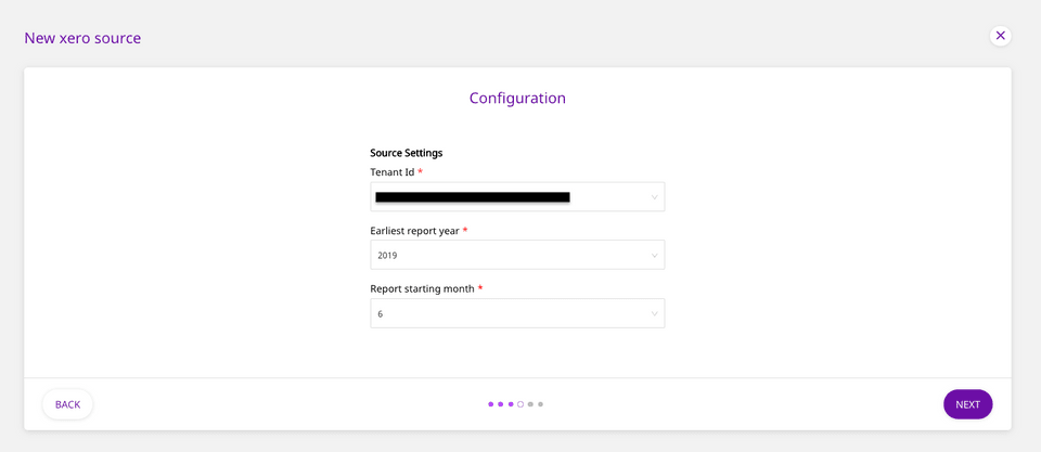 Report Starting Month