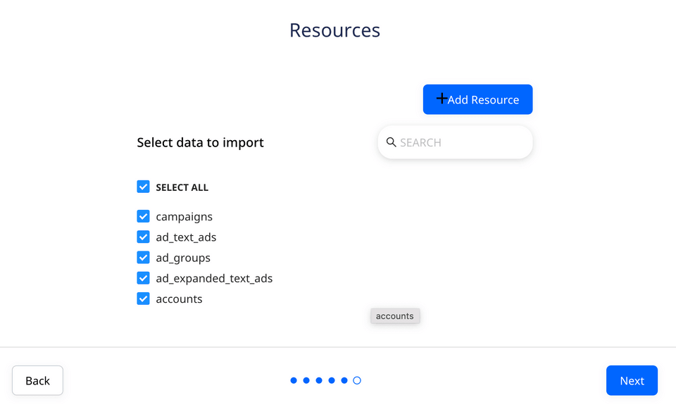 Adding custom reports as resources Adding custom reports as resources