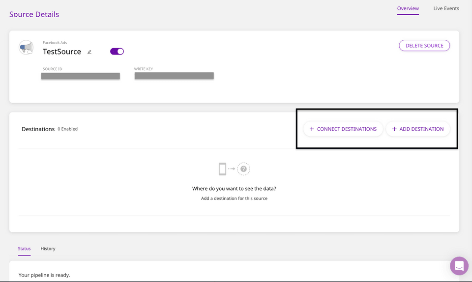 Connect Destinations