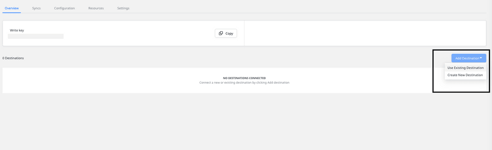 Configuring the source