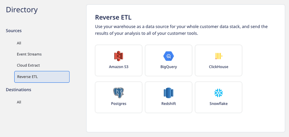 Select S3 source in RudderStack Select S3 source in RudderStack