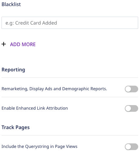 google analytics connection settings 2