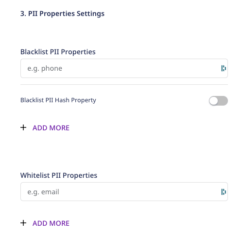 Facebook Pixel connection settings