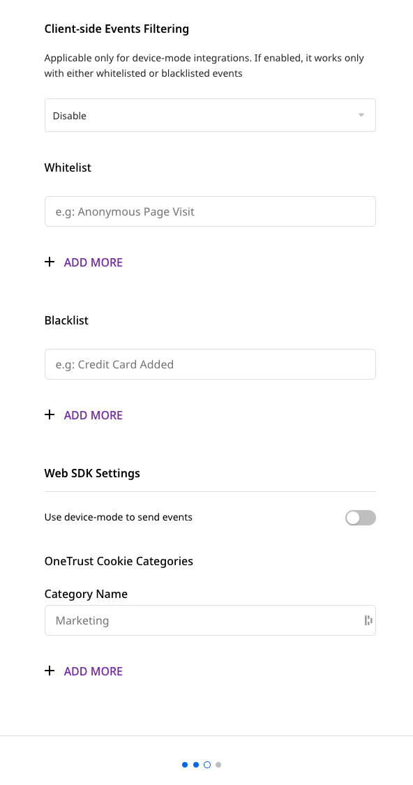 mixpanel connection settings 4